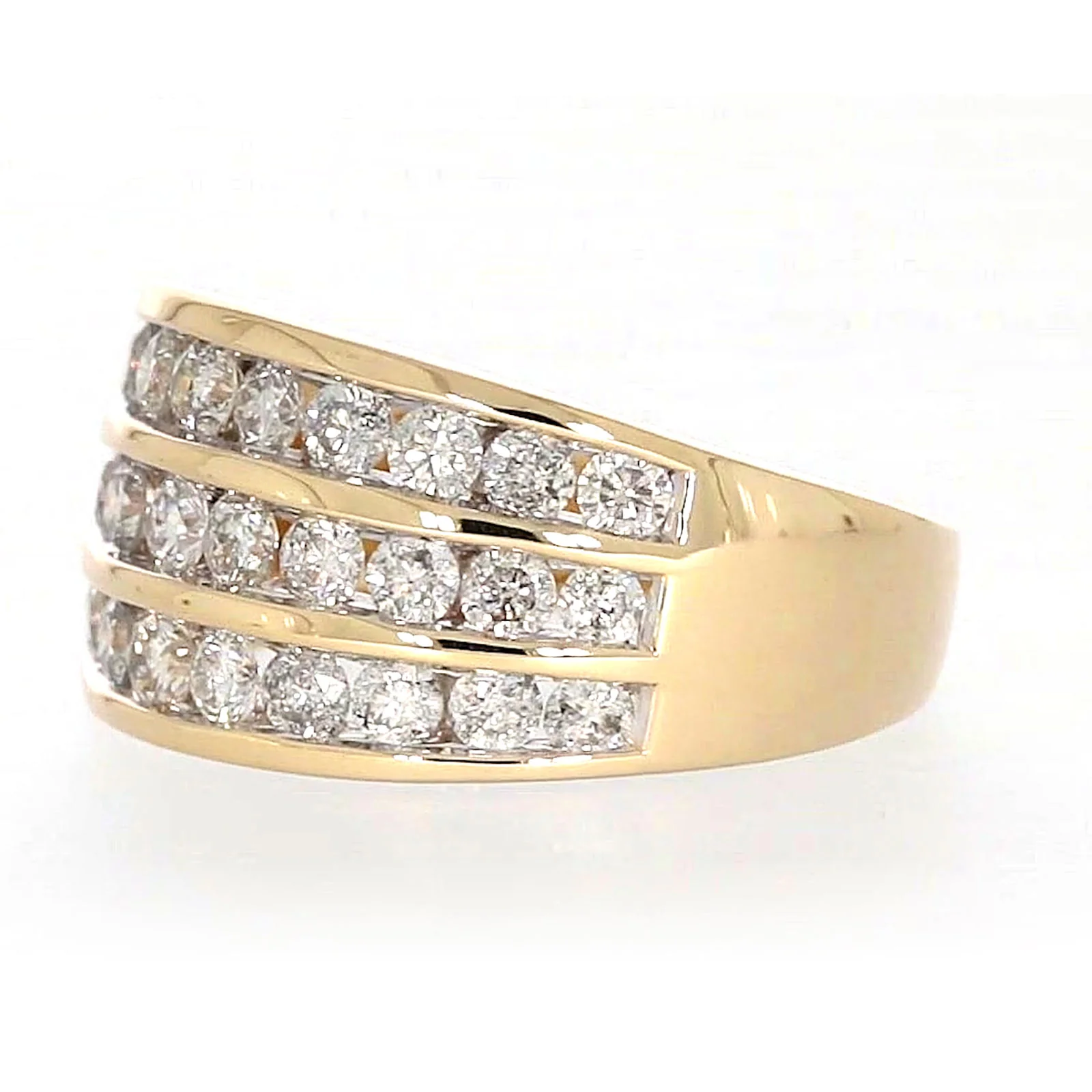 9ct Yellow Gold Round Brilliant Cut with 2 CARAT tw of Diamonds Ring - Image 13