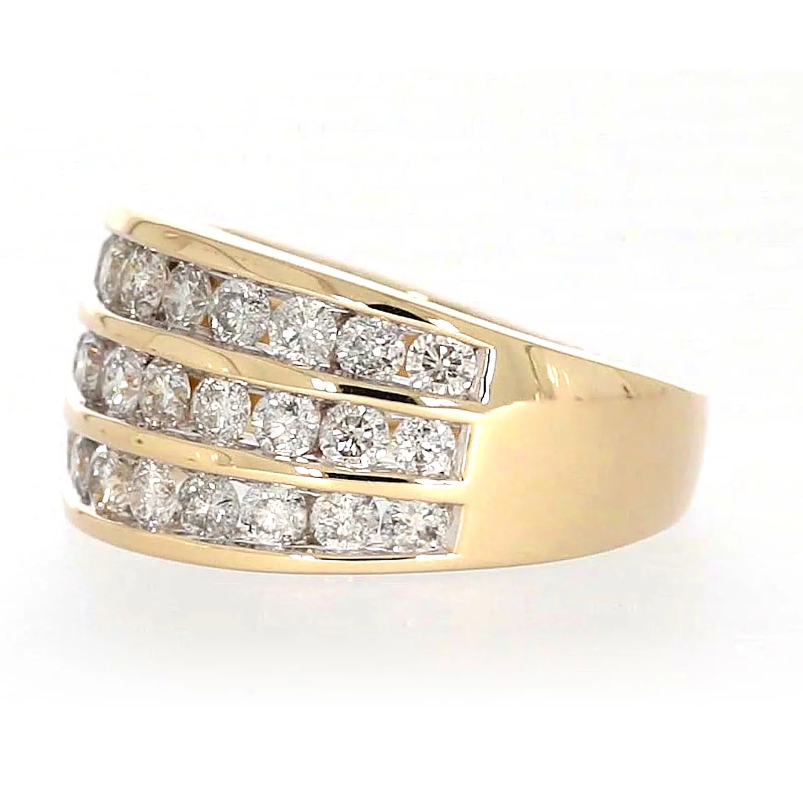 9ct Yellow Gold Round Brilliant Cut with 2 CARAT tw of Diamonds Ring - Image 14
