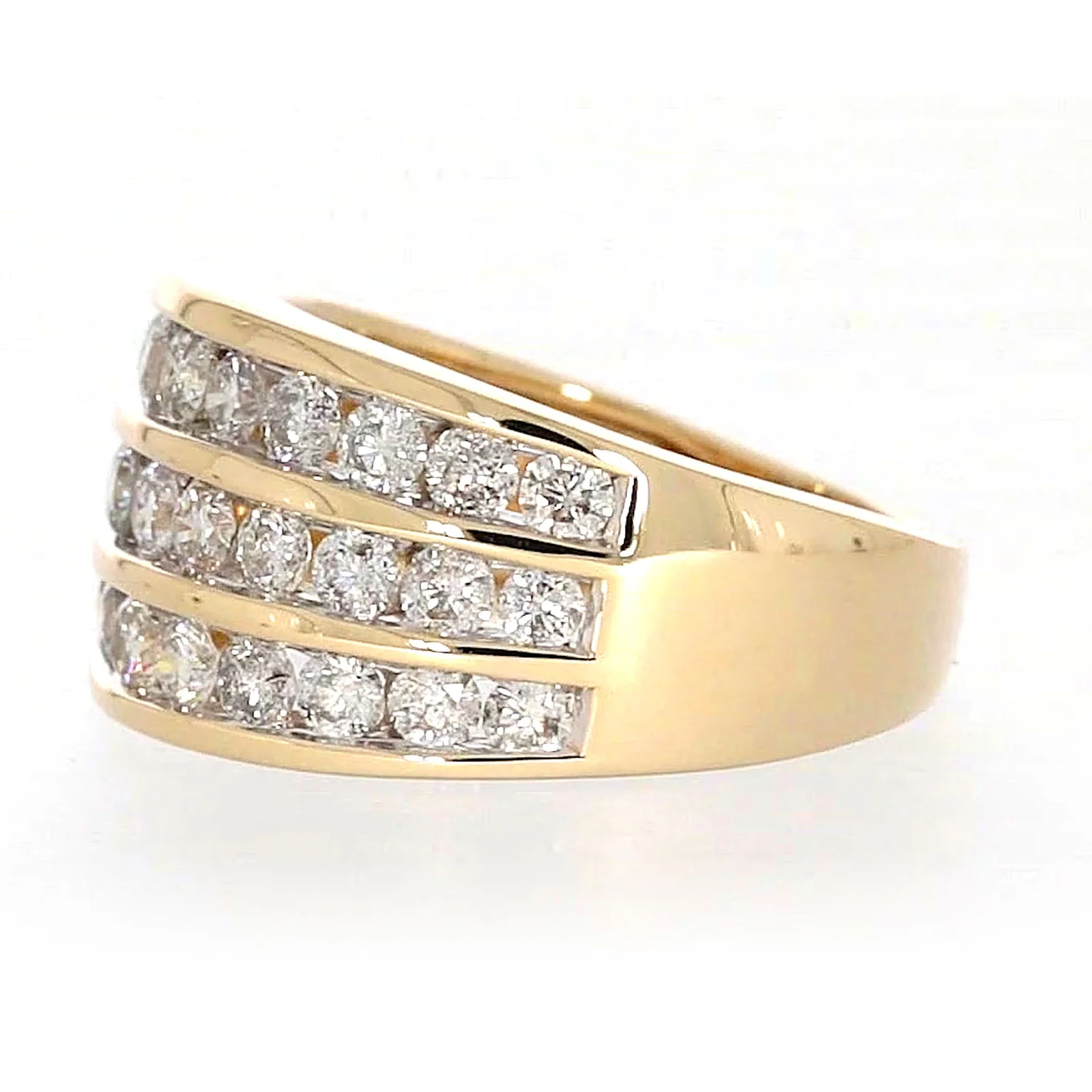 9ct Yellow Gold Round Brilliant Cut with 2 CARAT tw of Diamonds Ring - Image 15