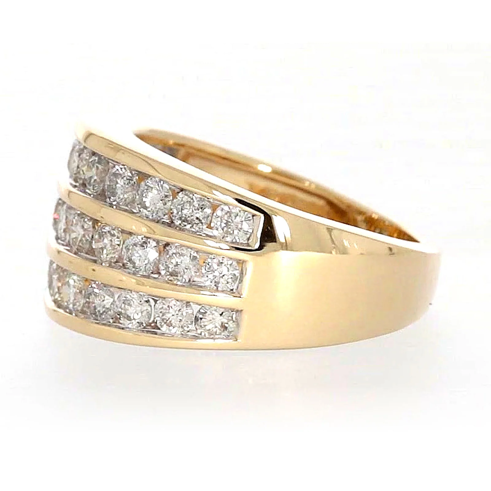 9ct Yellow Gold Round Brilliant Cut with 2 CARAT tw of Diamonds Ring - Image 17