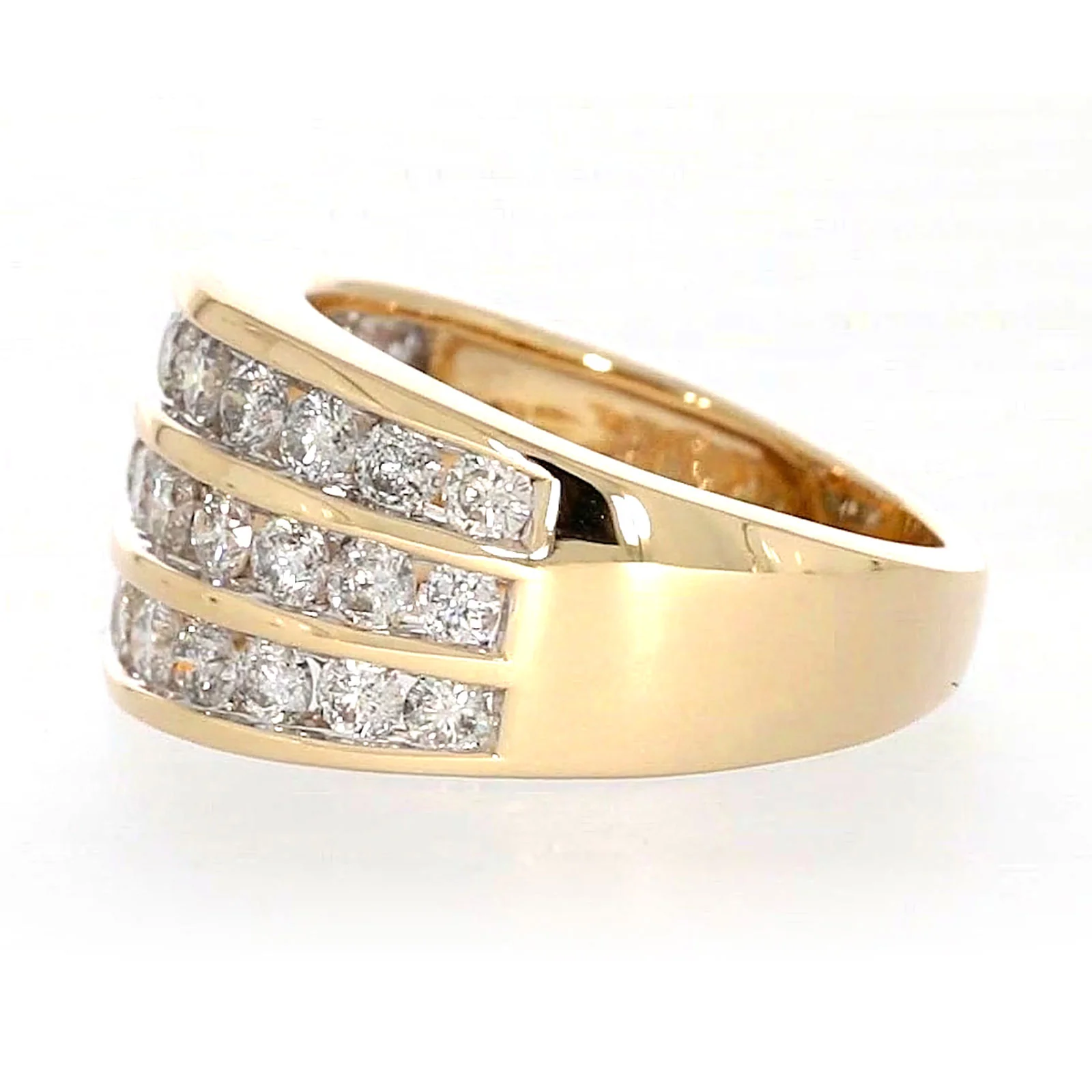 9ct Yellow Gold Round Brilliant Cut with 2 CARAT tw of Diamonds Ring - Image 18