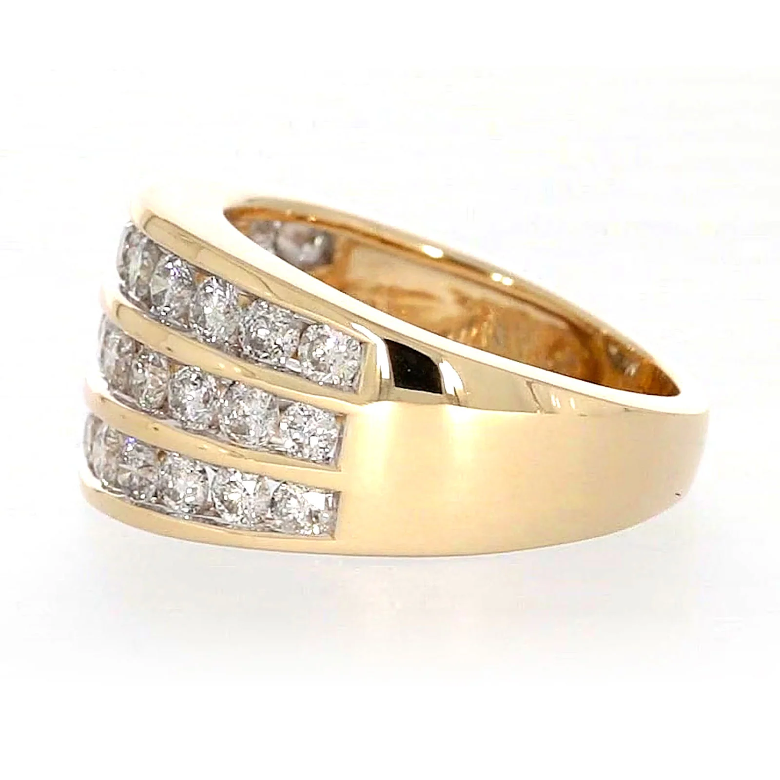 9ct Yellow Gold Round Brilliant Cut with 2 CARAT tw of Diamonds Ring - Image 19