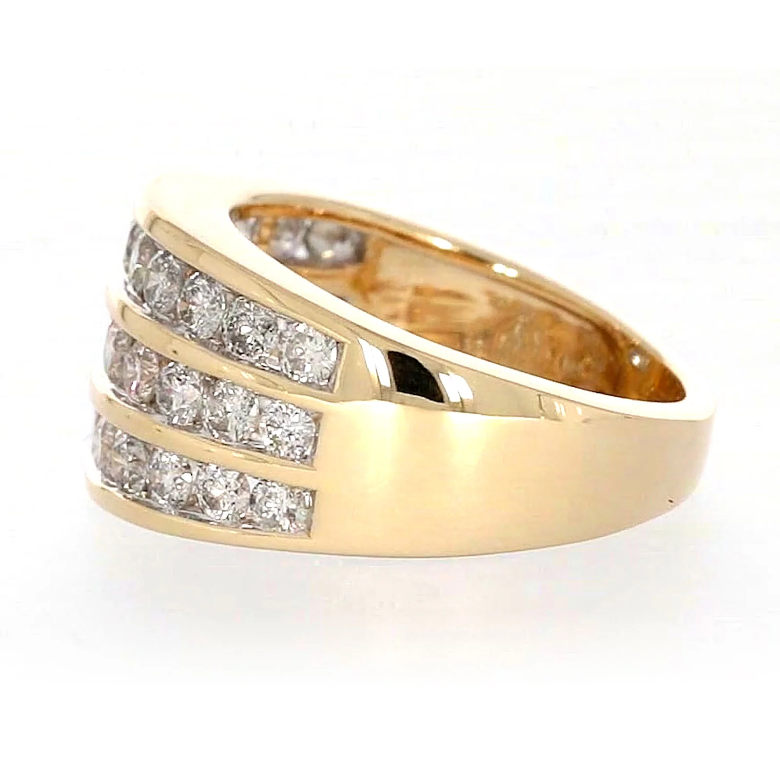 9ct Yellow Gold Round Brilliant Cut with 2 CARAT tw of Diamonds Ring - Image 20