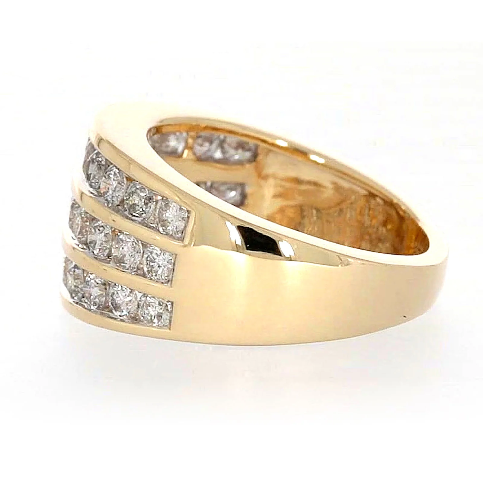 9ct Yellow Gold Round Brilliant Cut with 2 CARAT tw of Diamonds Ring - Image 22