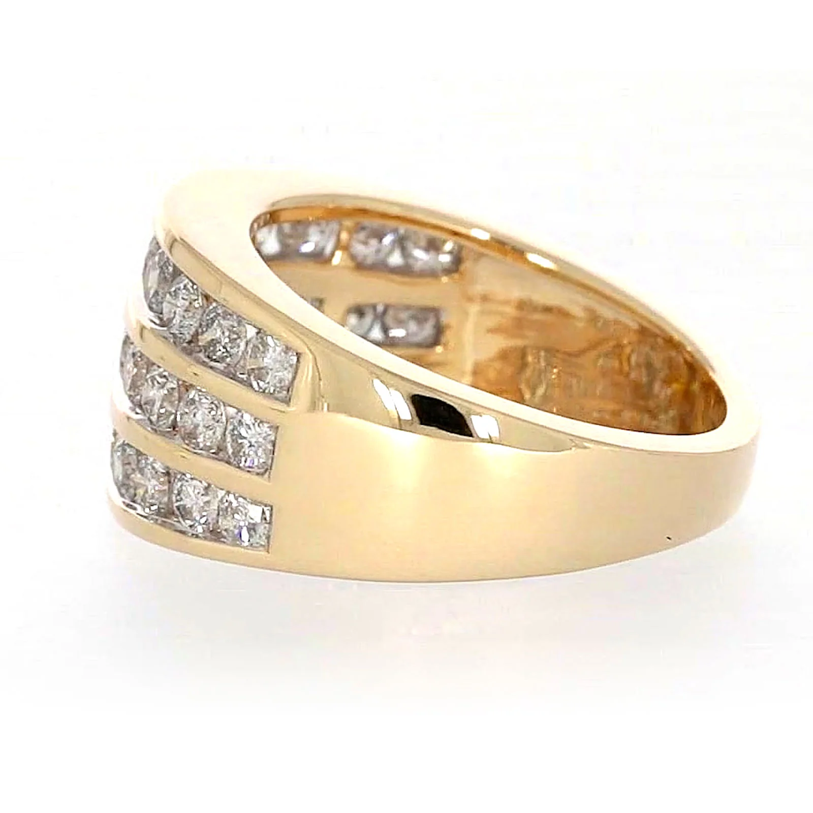 9ct Yellow Gold Round Brilliant Cut with 2 CARAT tw of Diamonds Ring - Image 23
