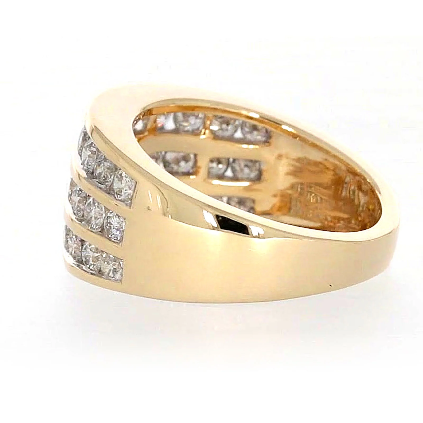 9ct Yellow Gold Round Brilliant Cut with 2 CARAT tw of Diamonds Ring - Image 25