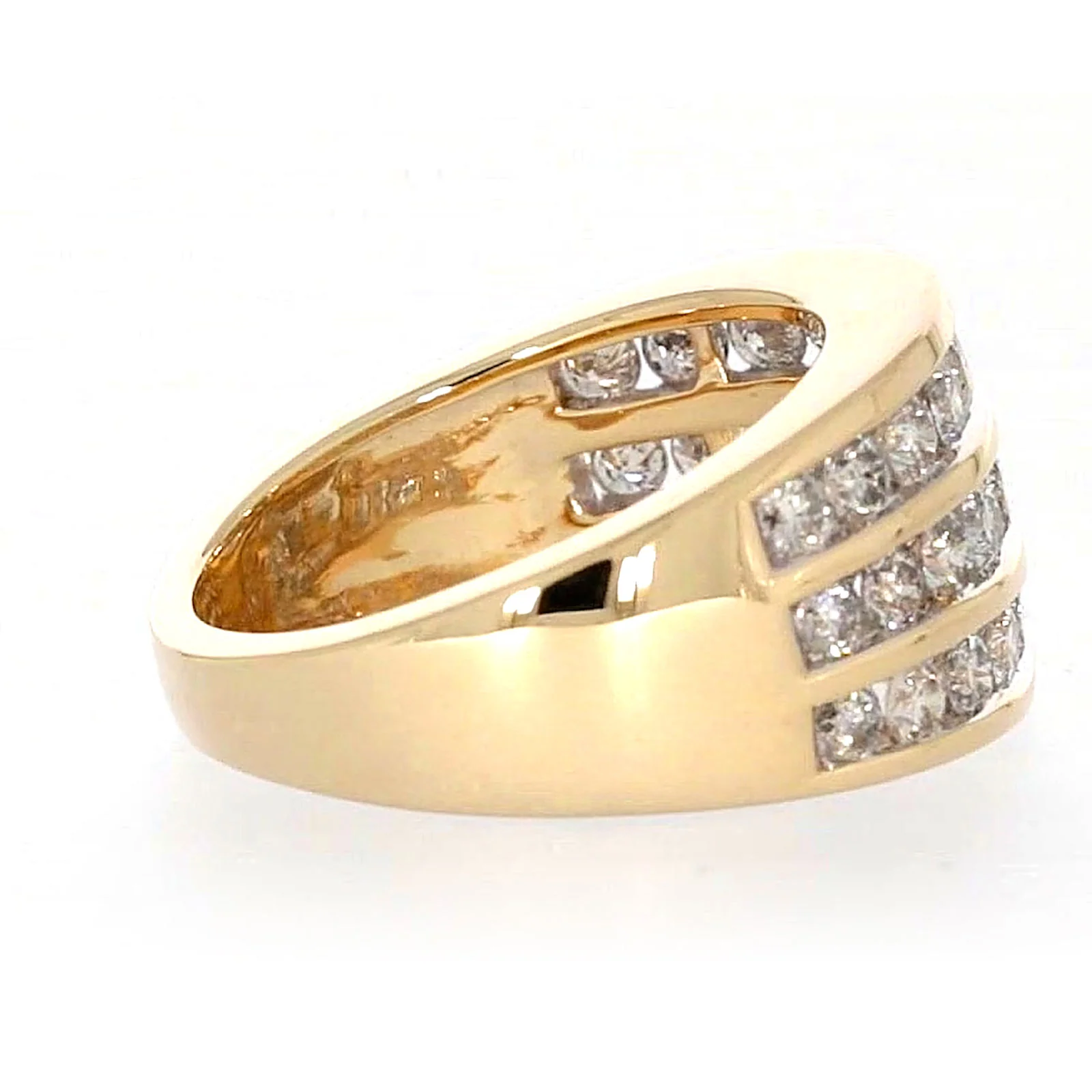 9ct Yellow Gold Round Brilliant Cut with 2 CARAT tw of Diamonds Ring - Image 53