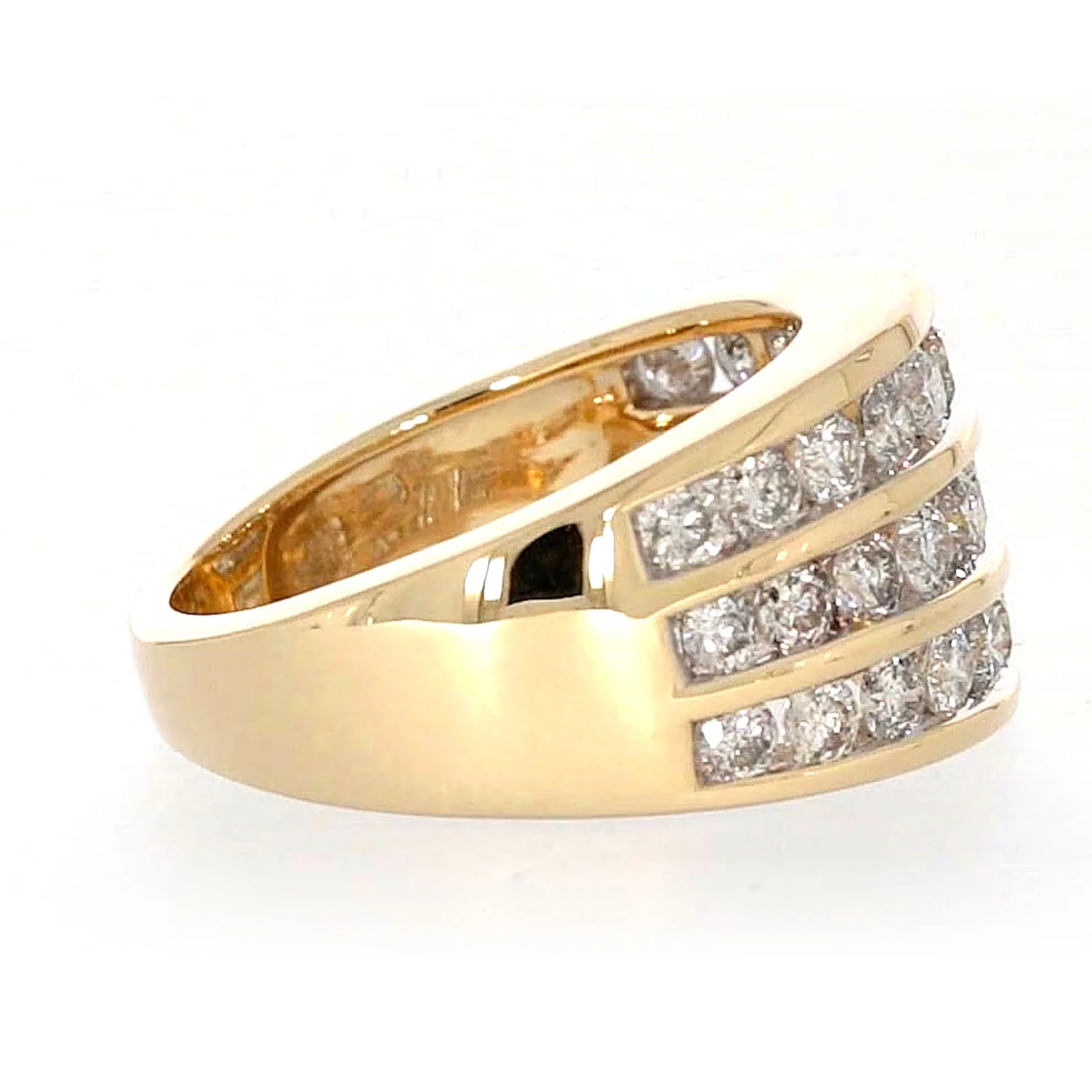 9ct Yellow Gold Round Brilliant Cut with 2 CARAT tw of Diamonds Ring - Image 56