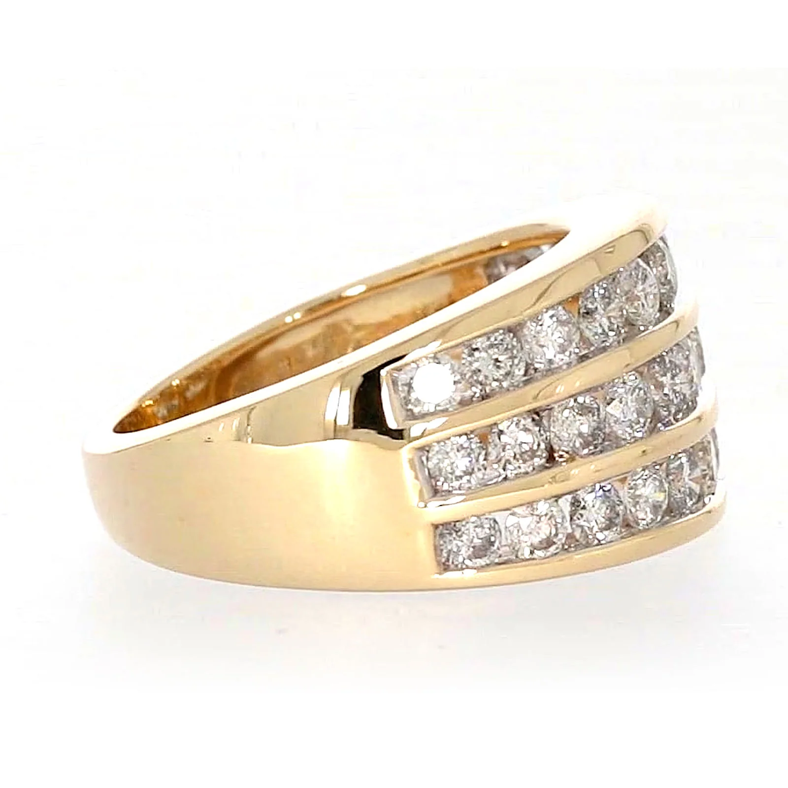 9ct Yellow Gold Round Brilliant Cut with 2 CARAT tw of Diamonds Ring - Image 58