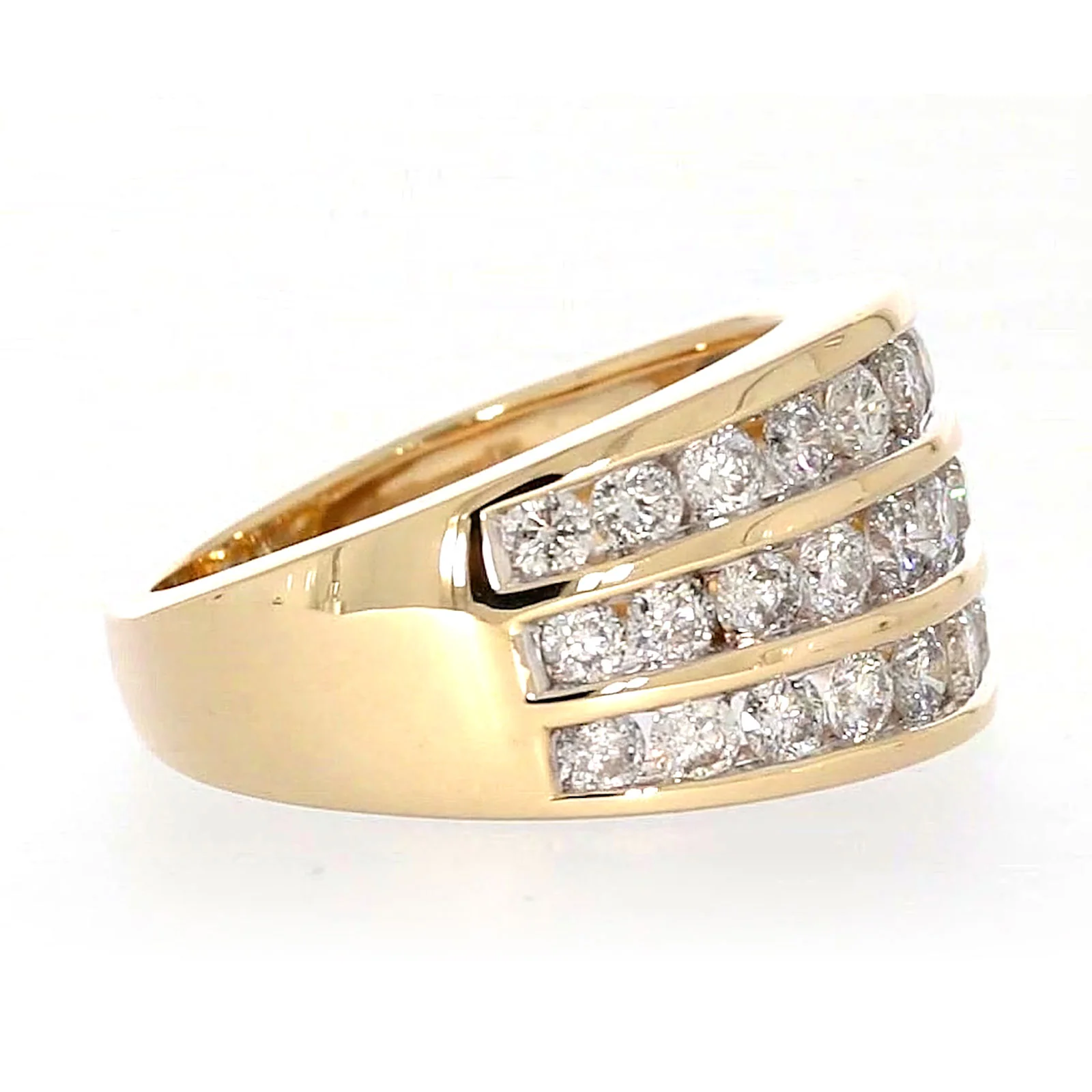9ct Yellow Gold Round Brilliant Cut with 2 CARAT tw of Diamonds Ring - Image 59