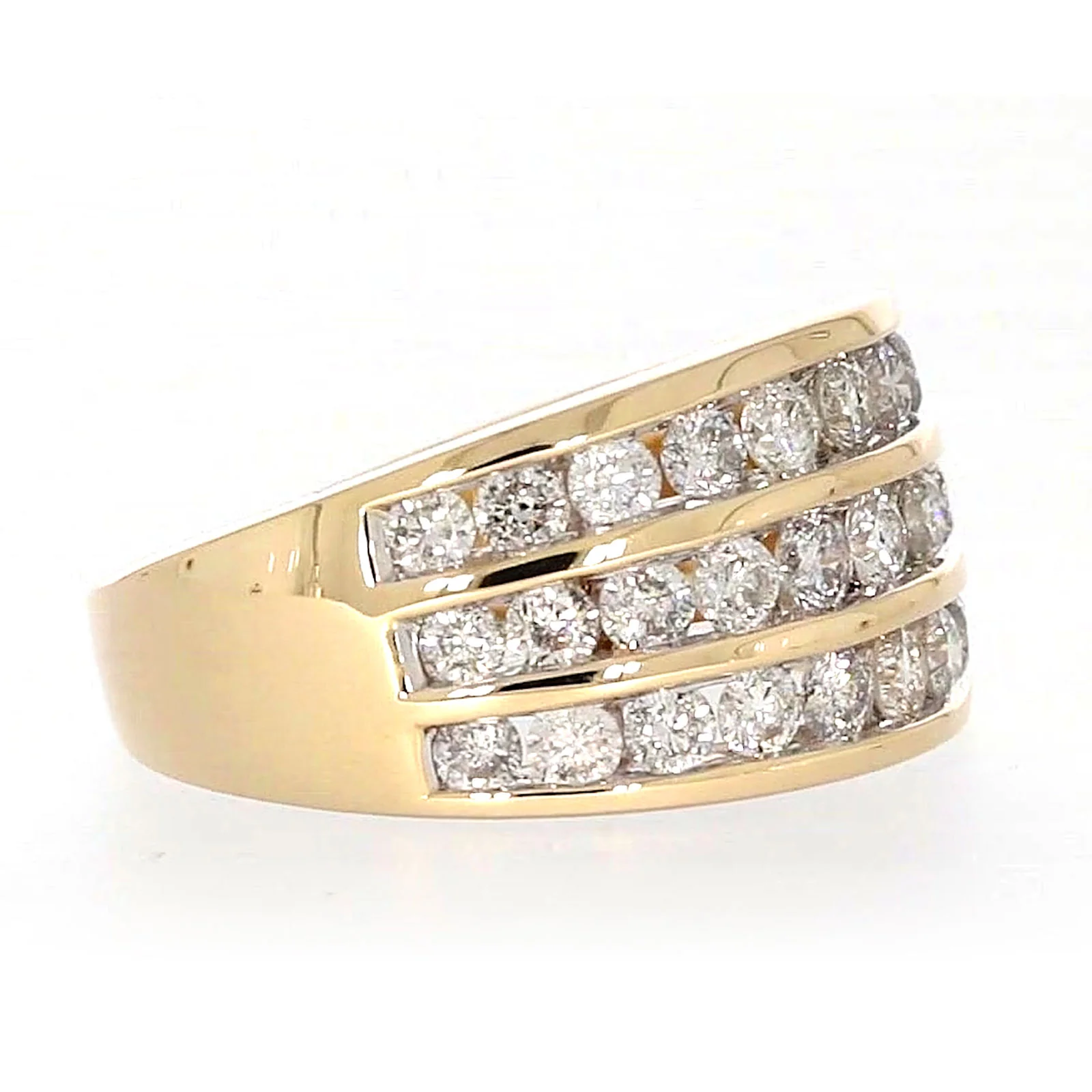 9ct Yellow Gold Round Brilliant Cut with 2 CARAT tw of Diamonds Ring - Image 62
