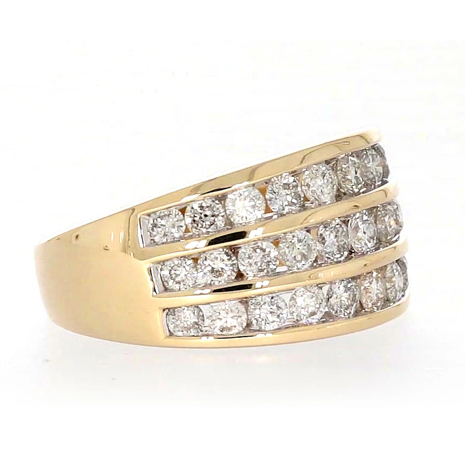 9ct Yellow Gold Round Brilliant Cut with 2 CARAT tw of Diamonds Ring - Image 63