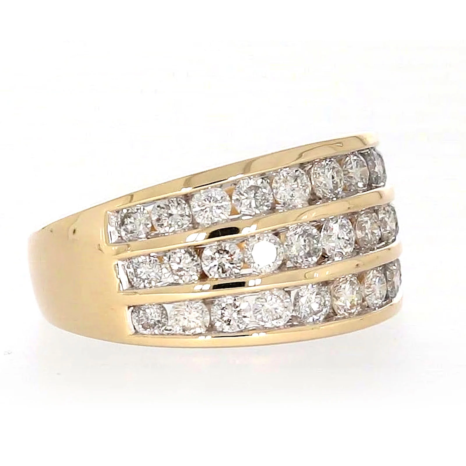 9ct Yellow Gold Round Brilliant Cut with 2 CARAT tw of Diamonds Ring - Image 65