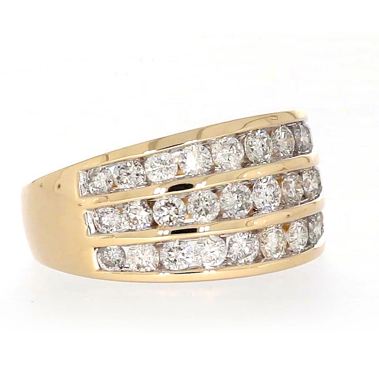 9ct Yellow Gold Round Brilliant Cut with 2 CARAT tw of Diamonds Ring - Image 66