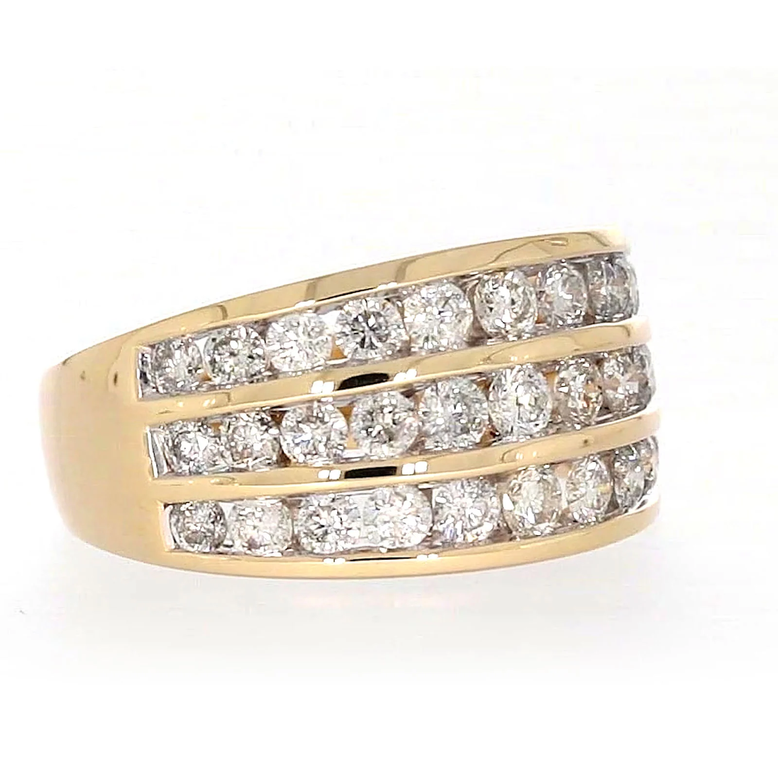 9ct Yellow Gold Round Brilliant Cut with 2 CARAT tw of Diamonds Ring - Image 67