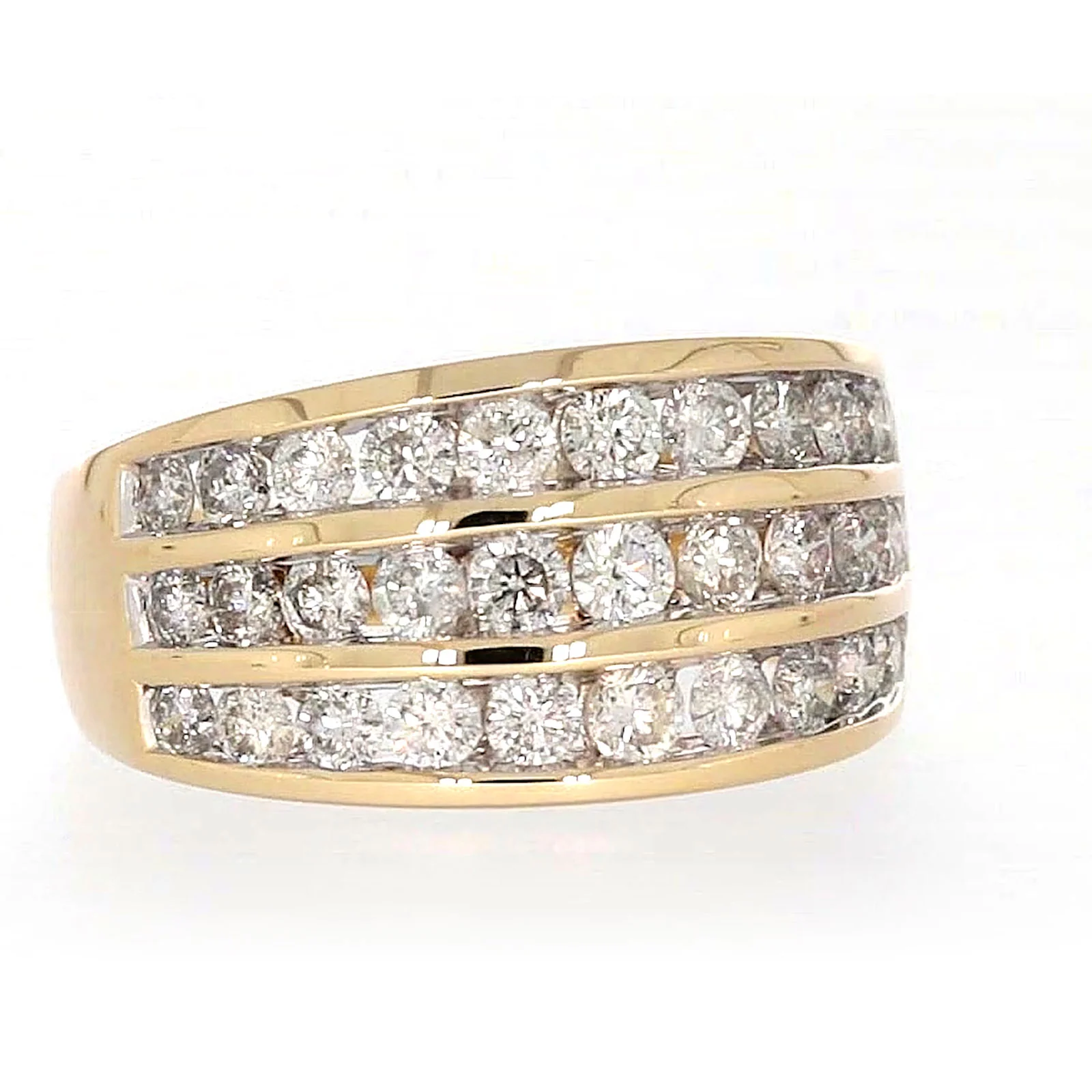 9ct Yellow Gold Round Brilliant Cut with 2 CARAT tw of Diamonds Ring - Image 70