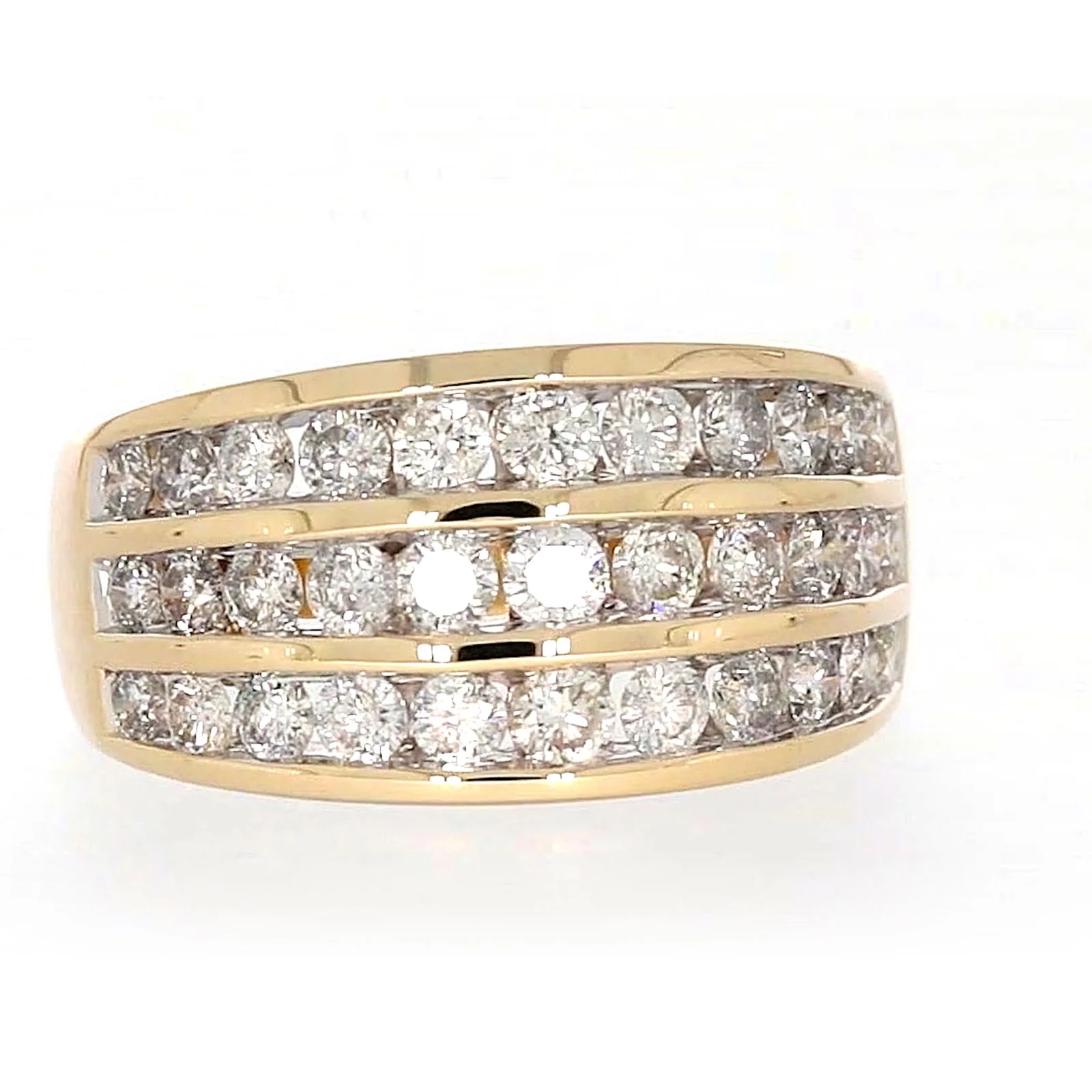 9ct Yellow Gold Round Brilliant Cut with 2 CARAT tw of Diamonds Ring - Image 72