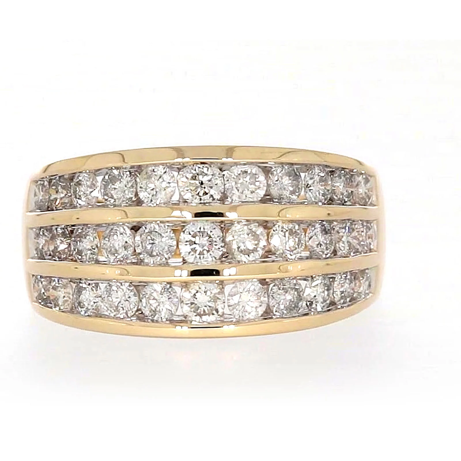 9ct Yellow Gold Round Brilliant Cut with 2 CARAT tw of Diamonds Ring - Image 74