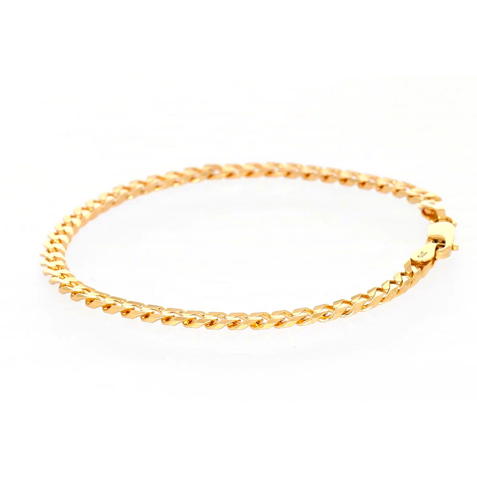 9ct Yellow Gold 19cm Curb Bracelet - Image 21