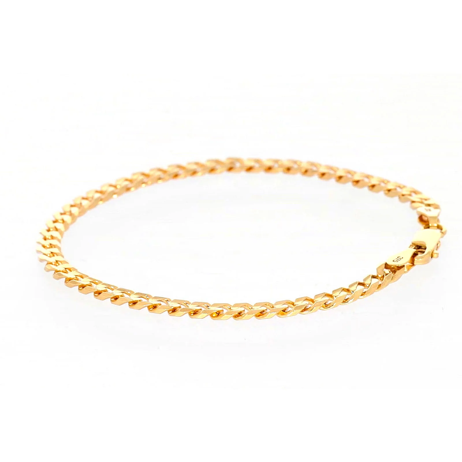 9ct Yellow Gold 19cm Curb Bracelet - Image 23