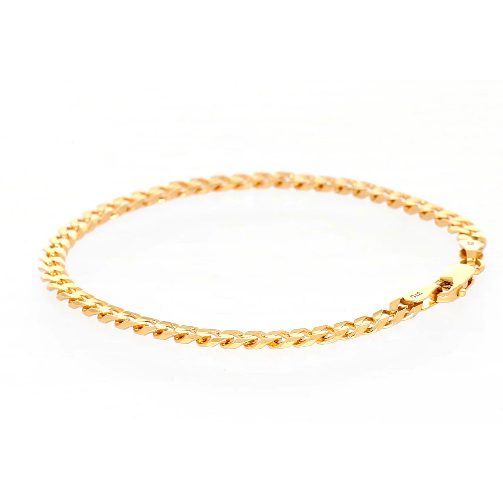 9ct Yellow Gold 19cm Curb Bracelet - Image 25