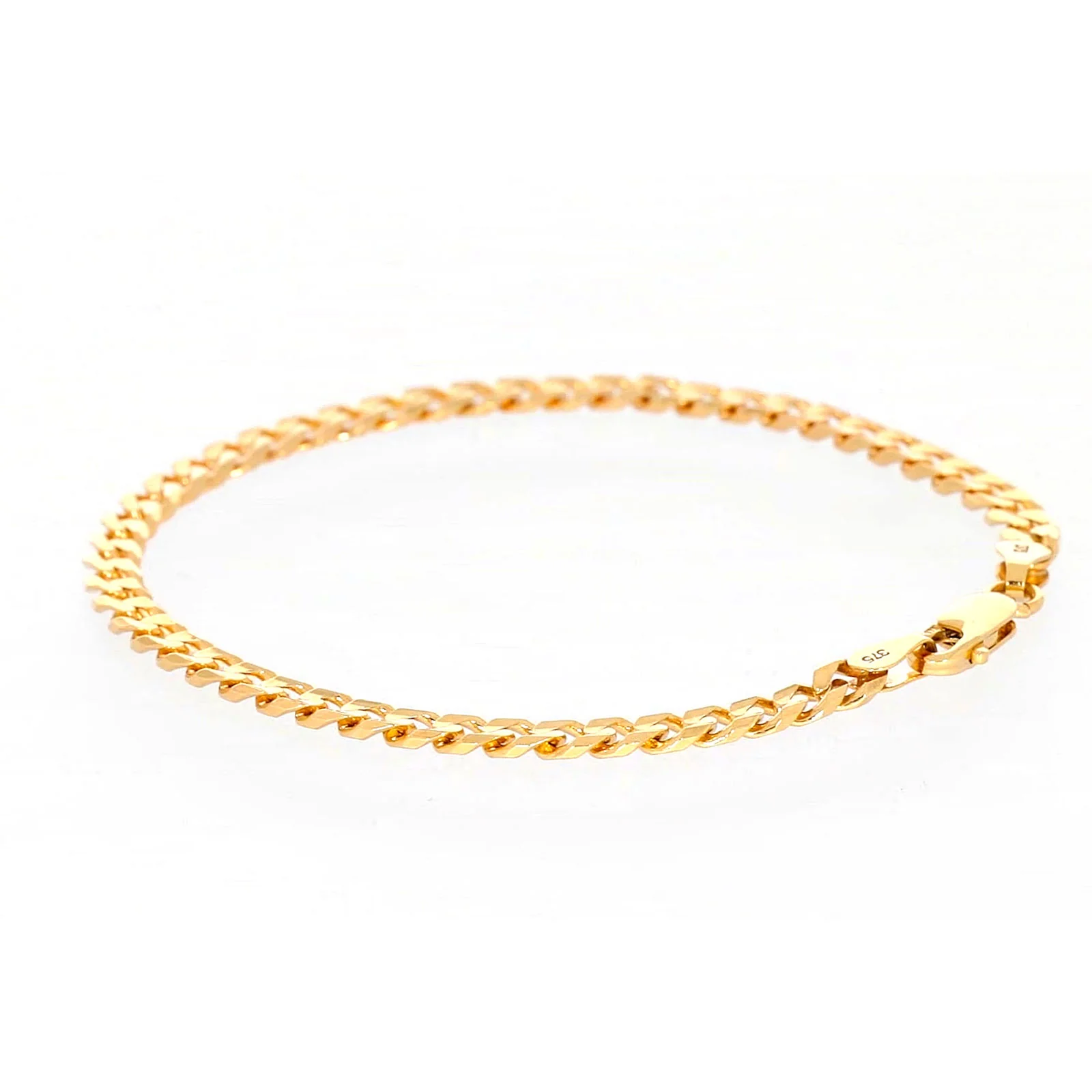 9ct Yellow Gold 19cm Curb Bracelet - Image 26