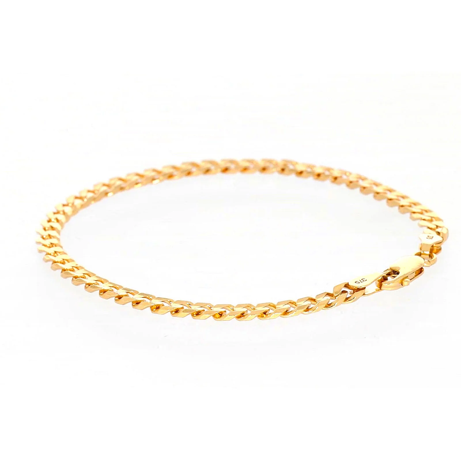 9ct Yellow Gold 19cm Curb Bracelet - Image 27