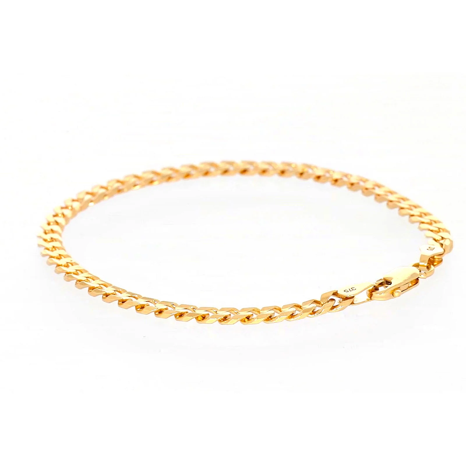 9ct Yellow Gold 19cm Curb Bracelet - Image 28