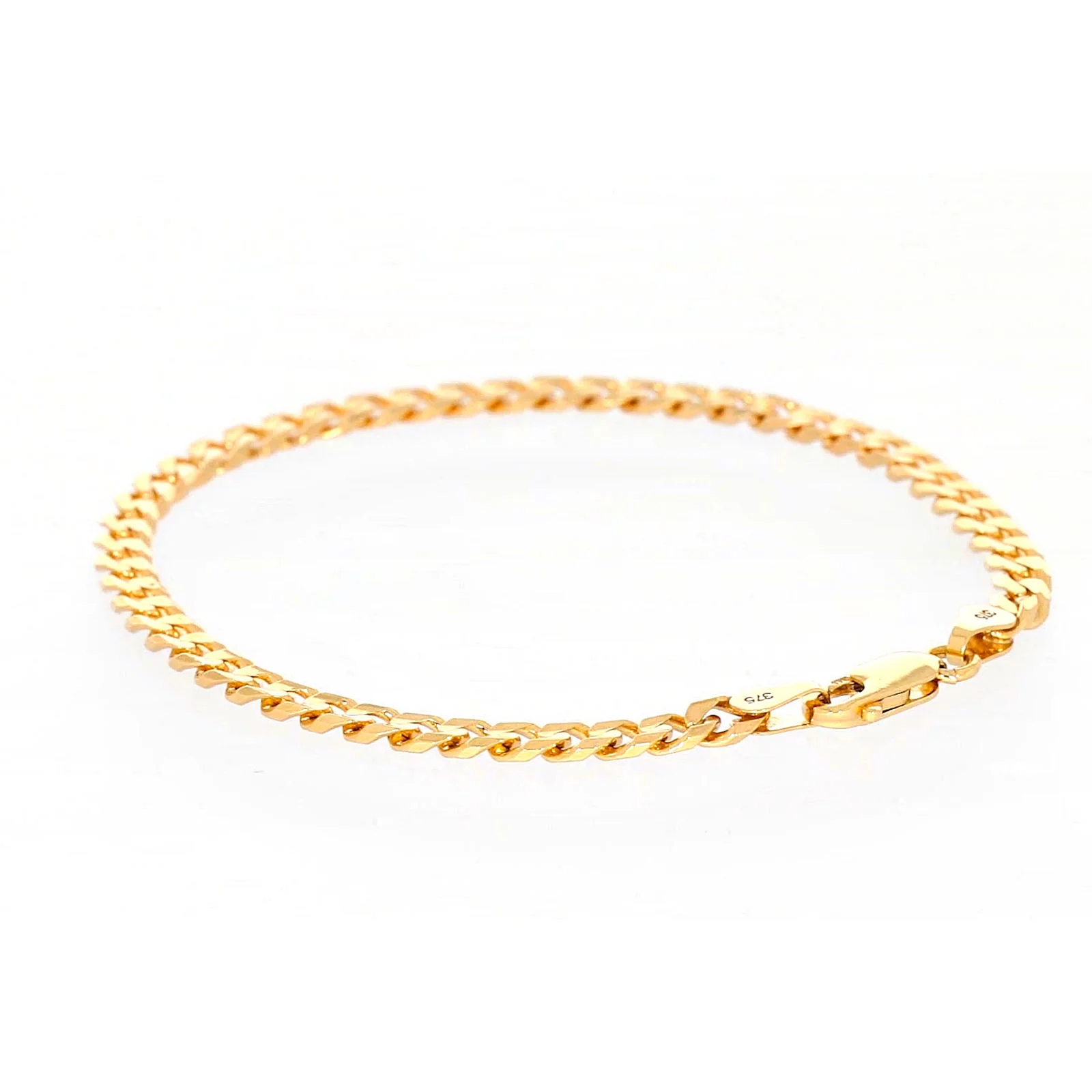 9ct Yellow Gold 19cm Curb Bracelet - Image 30
