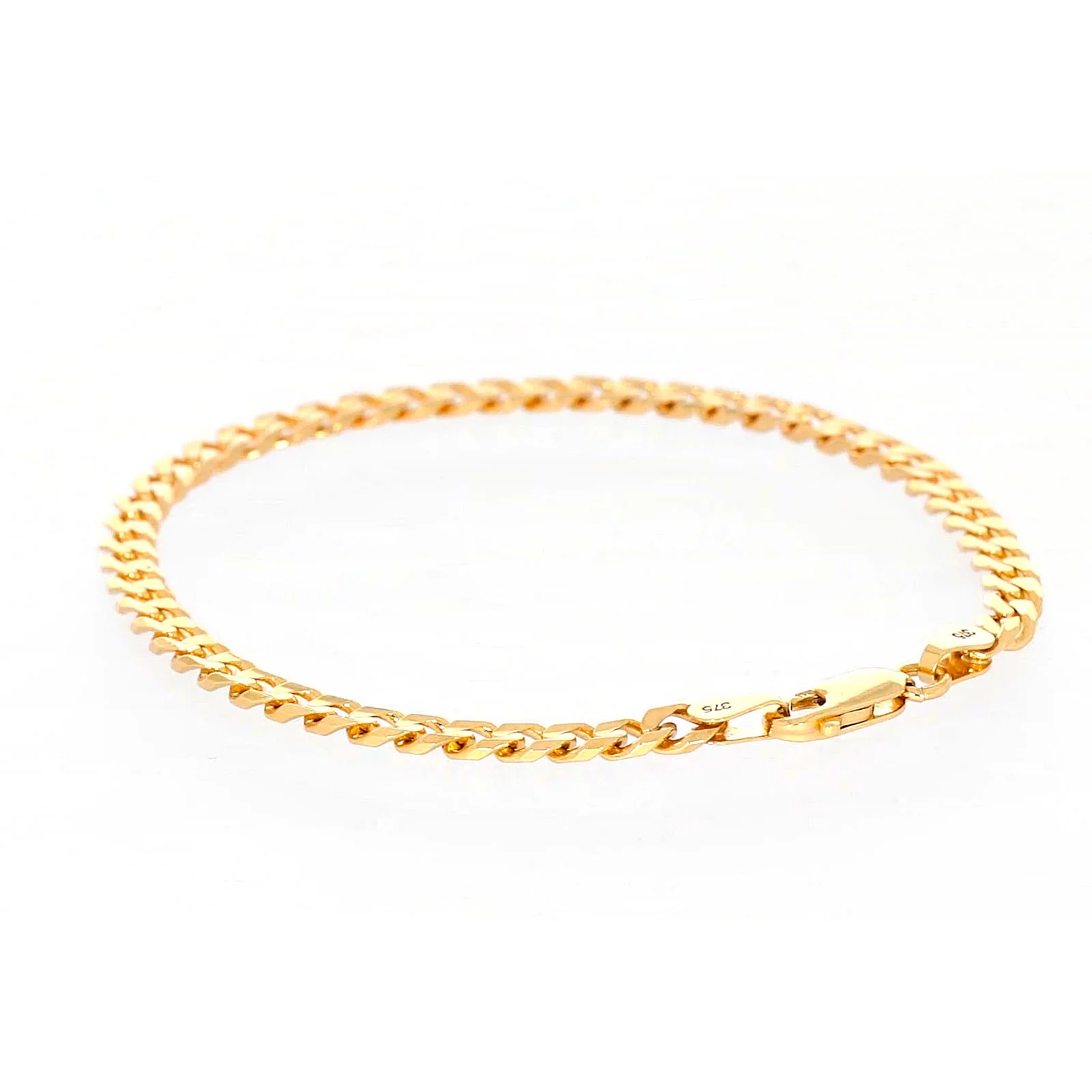 9ct Yellow Gold 19cm Curb Bracelet - Image 31