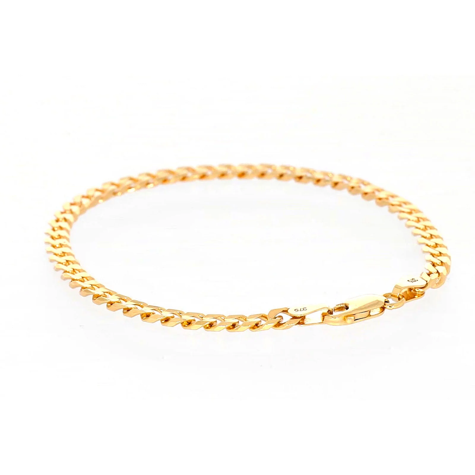 9ct Yellow Gold 19cm Curb Bracelet - Image 32