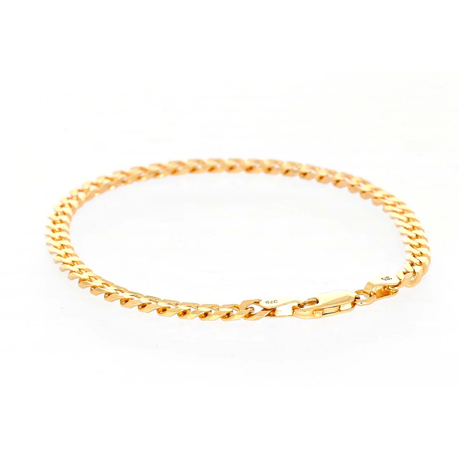 9ct Yellow Gold 19cm Curb Bracelet - Image 33