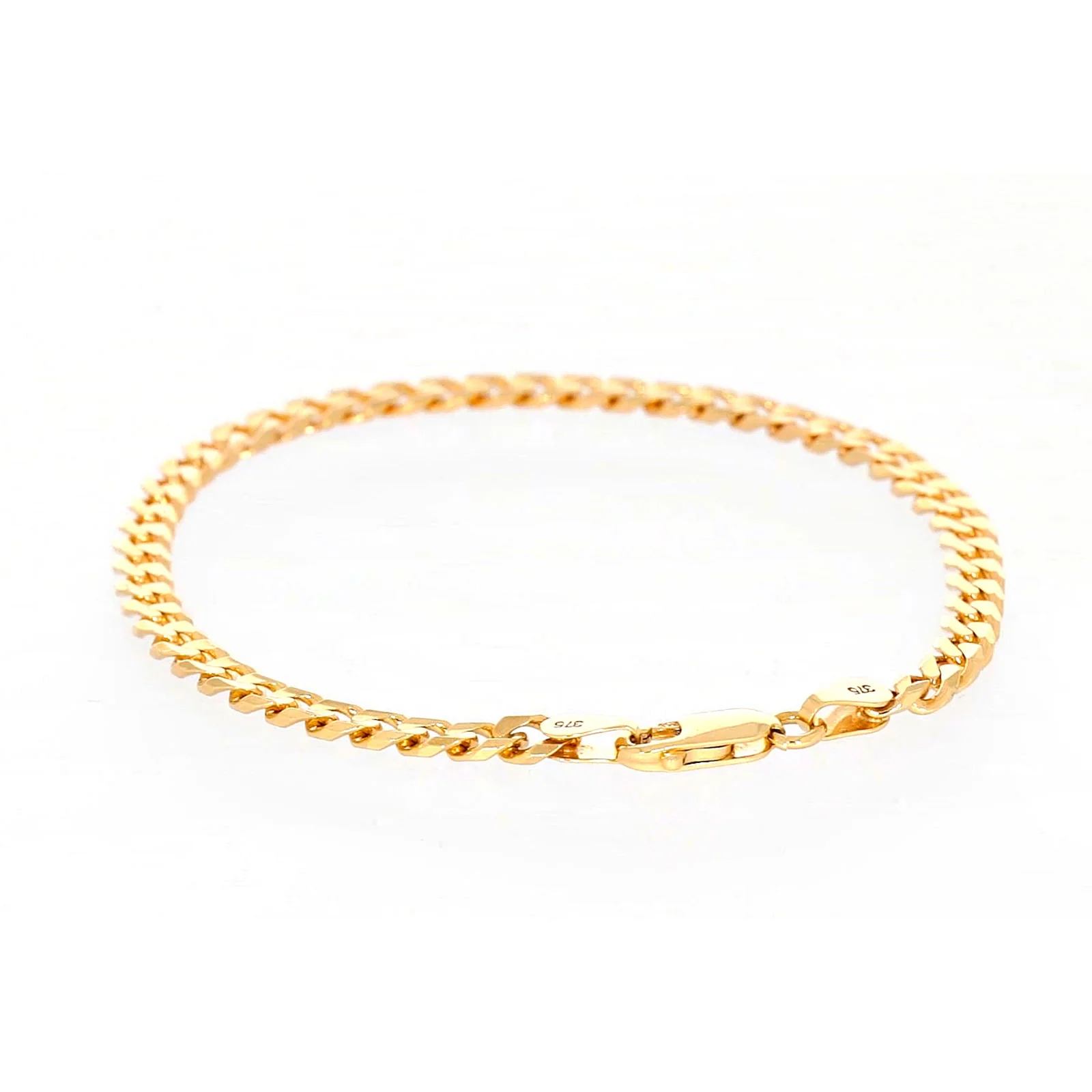 9ct Yellow Gold 19cm Curb Bracelet - Image 35