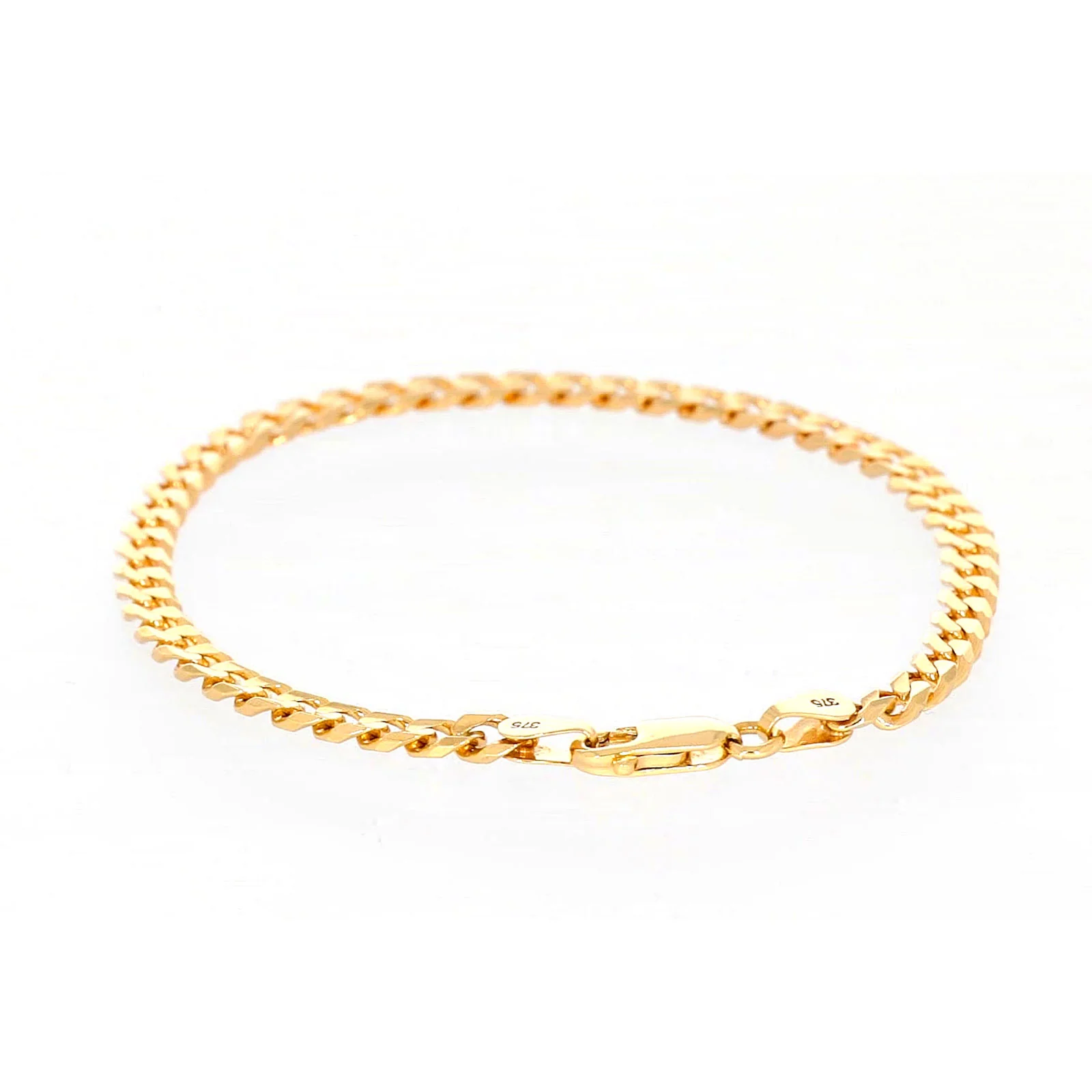 9ct Yellow Gold 19cm Curb Bracelet - Image 36