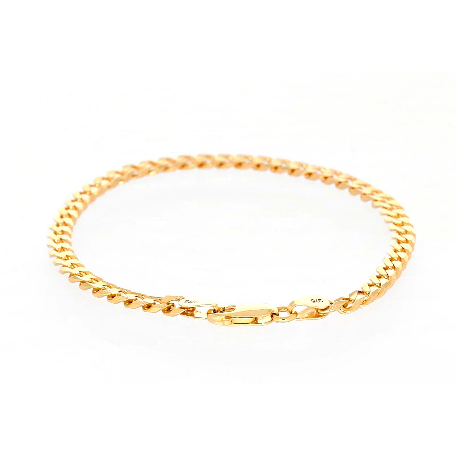 9ct Yellow Gold 19cm Curb Bracelet - Image 38