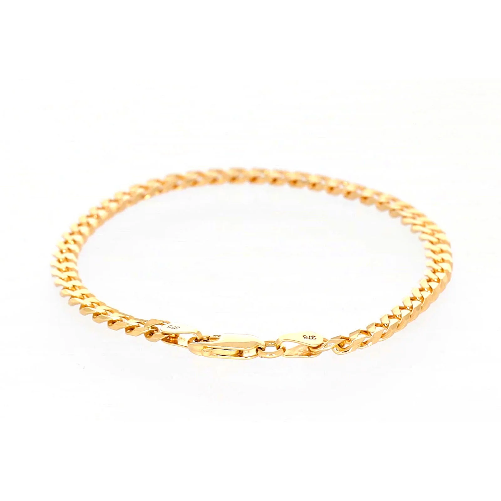 9ct Yellow Gold 19cm Curb Bracelet - Image 40