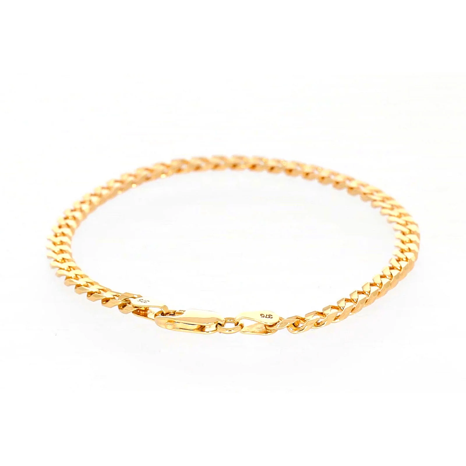 9ct Yellow Gold 19cm Curb Bracelet - Image 41