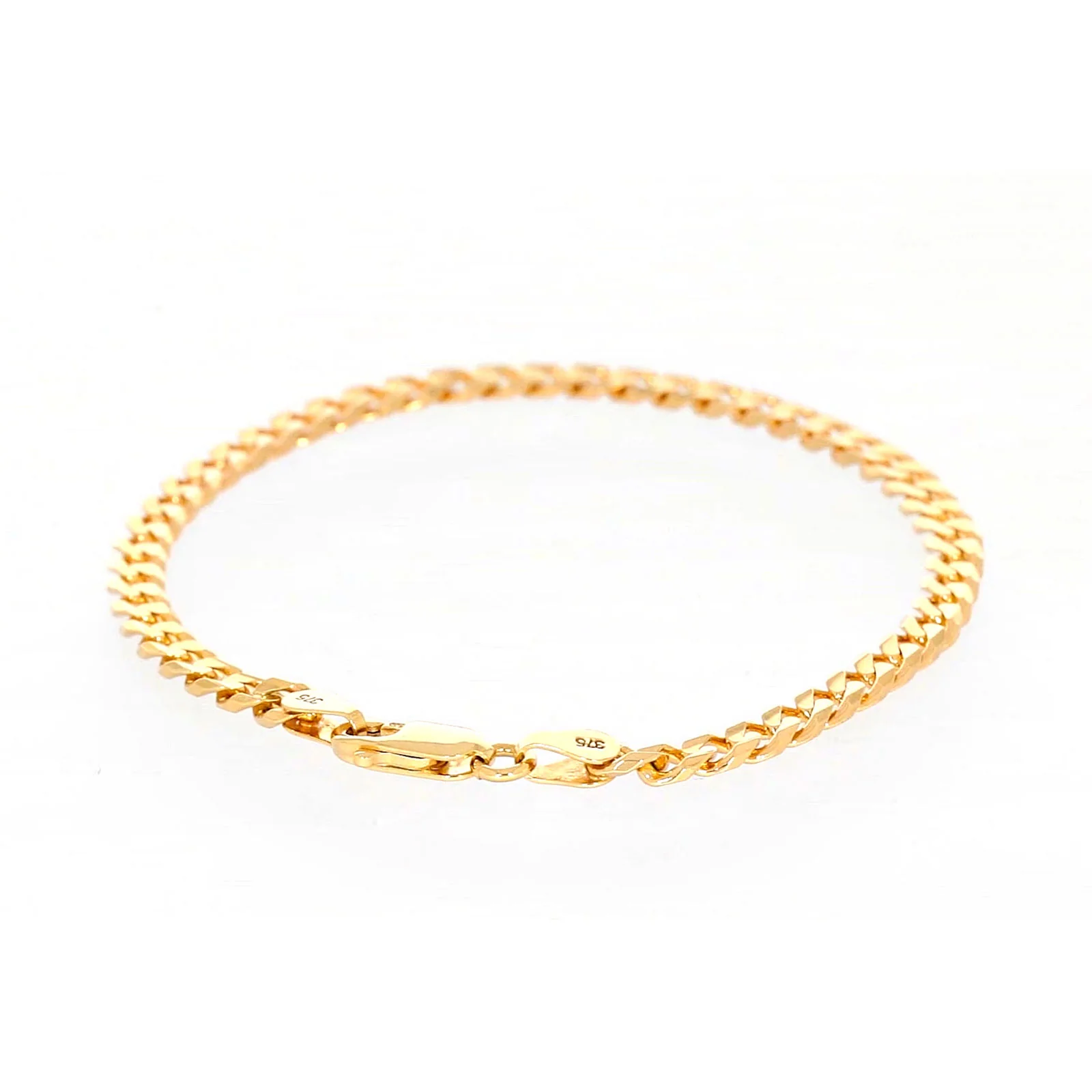 9ct Yellow Gold 19cm Curb Bracelet - Image 42