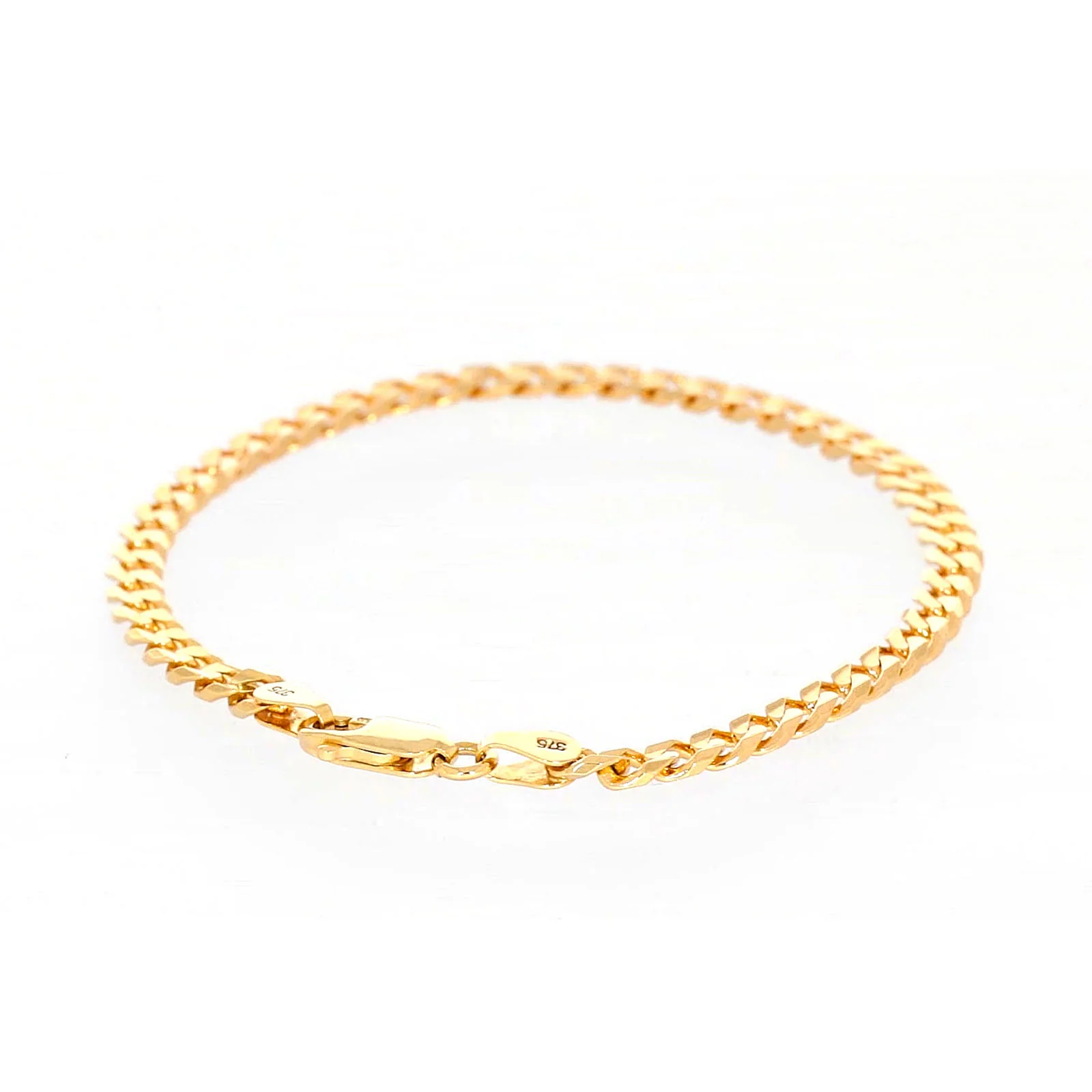 9ct Yellow Gold 19cm Curb Bracelet - Image 43