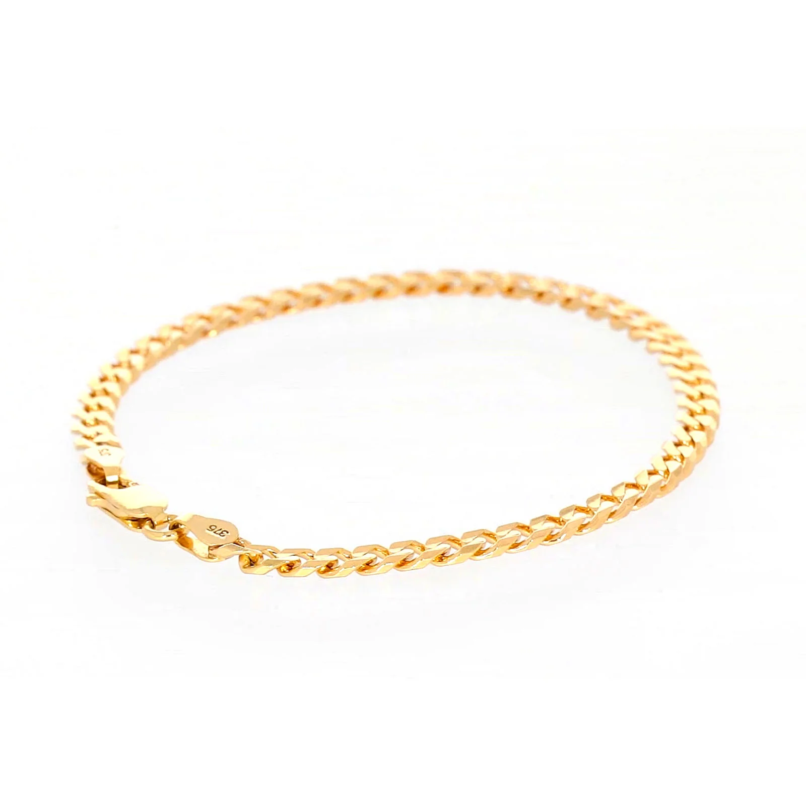 9ct Yellow Gold 19cm Curb Bracelet - Image 49