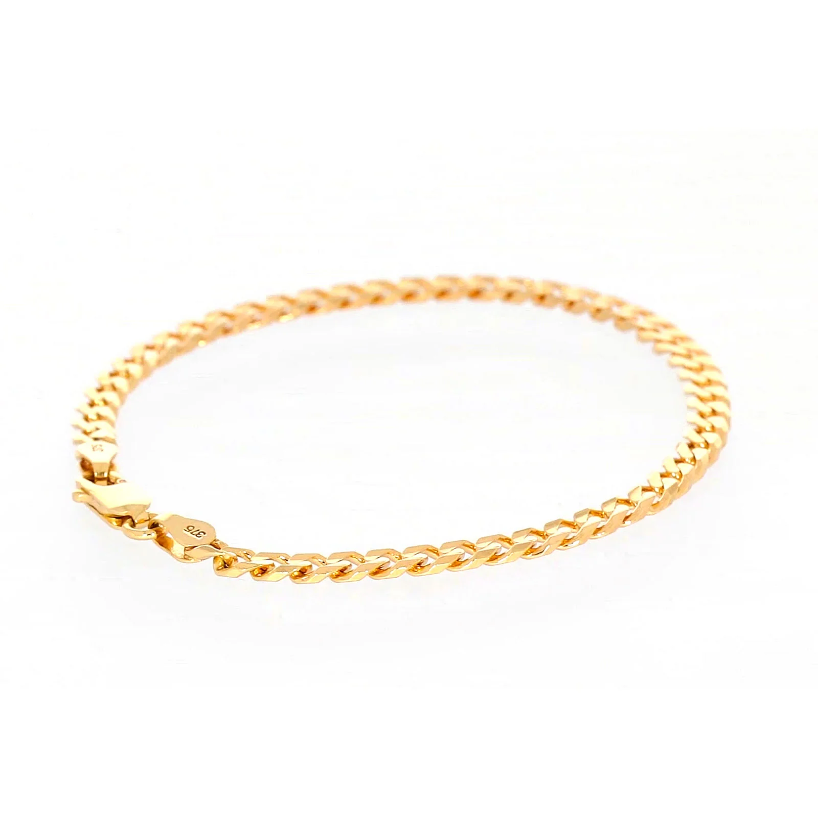 9ct Yellow Gold 19cm Curb Bracelet - Image 50