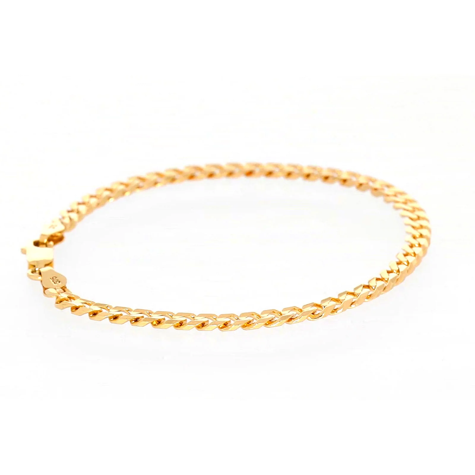 9ct Yellow Gold 19cm Curb Bracelet - Image 55