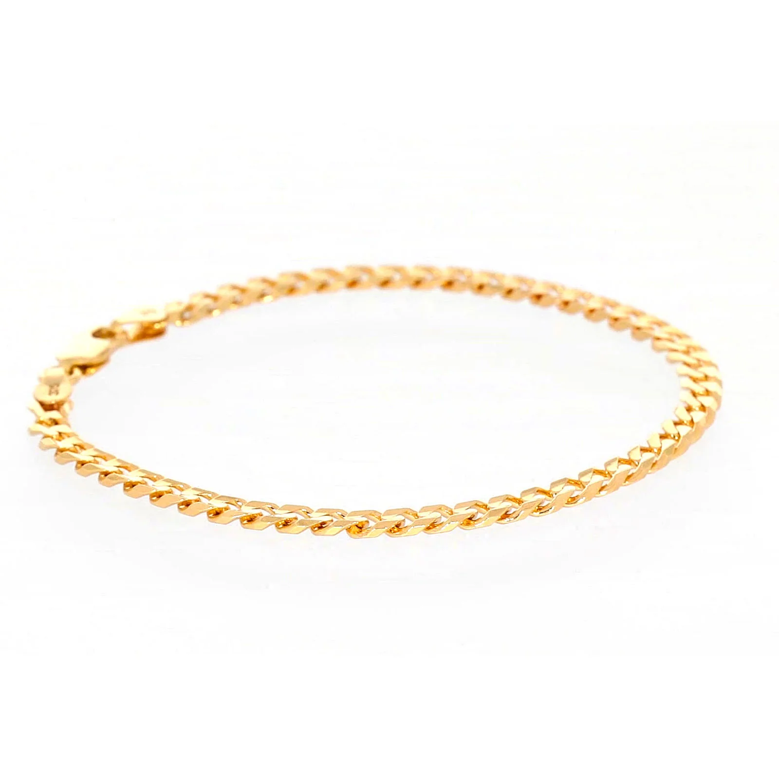 9ct Yellow Gold 19cm Curb Bracelet - Image 61