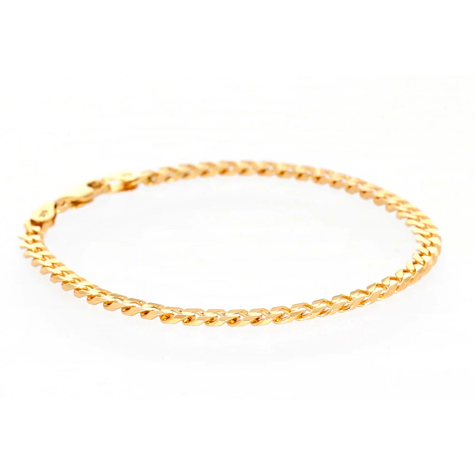 9ct Yellow Gold 19cm Curb Bracelet - Image 64