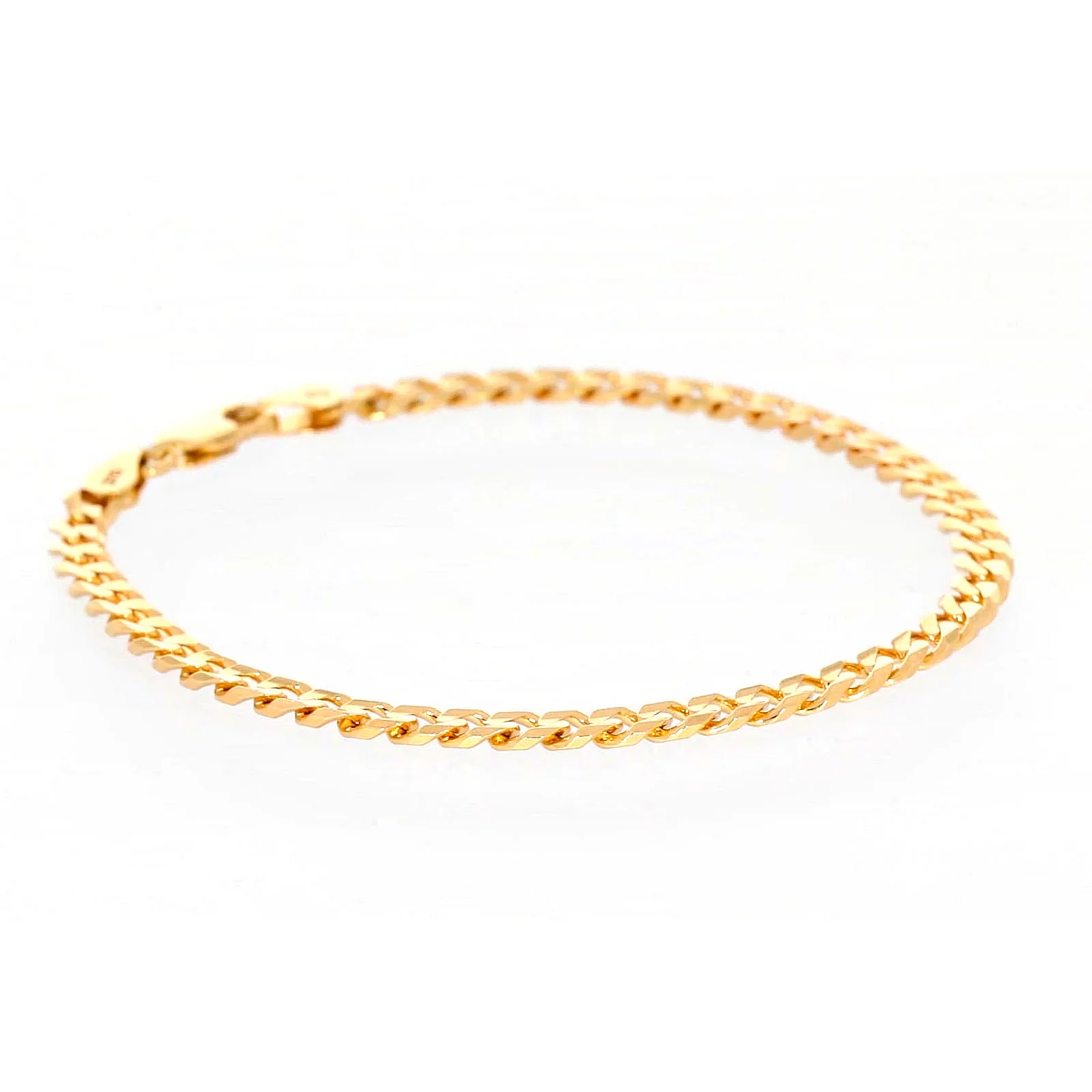 9ct Yellow Gold 19cm Curb Bracelet - Image 65