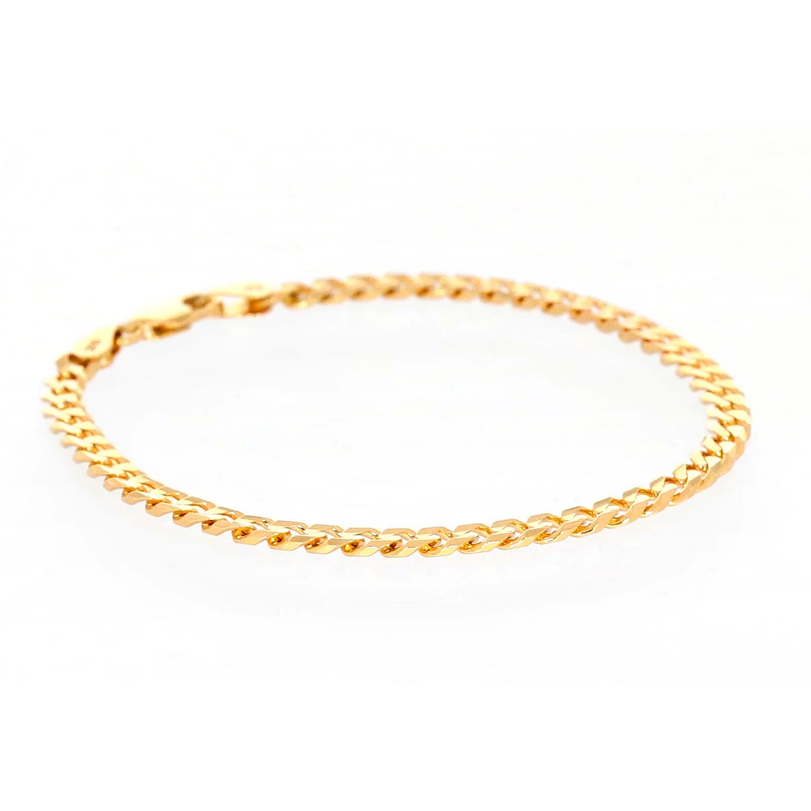 9ct Yellow Gold 19cm Curb Bracelet - Image 66
