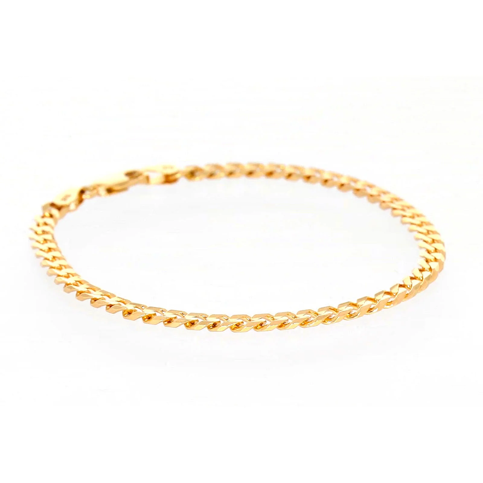9ct Yellow Gold 19cm Curb Bracelet - Image 67