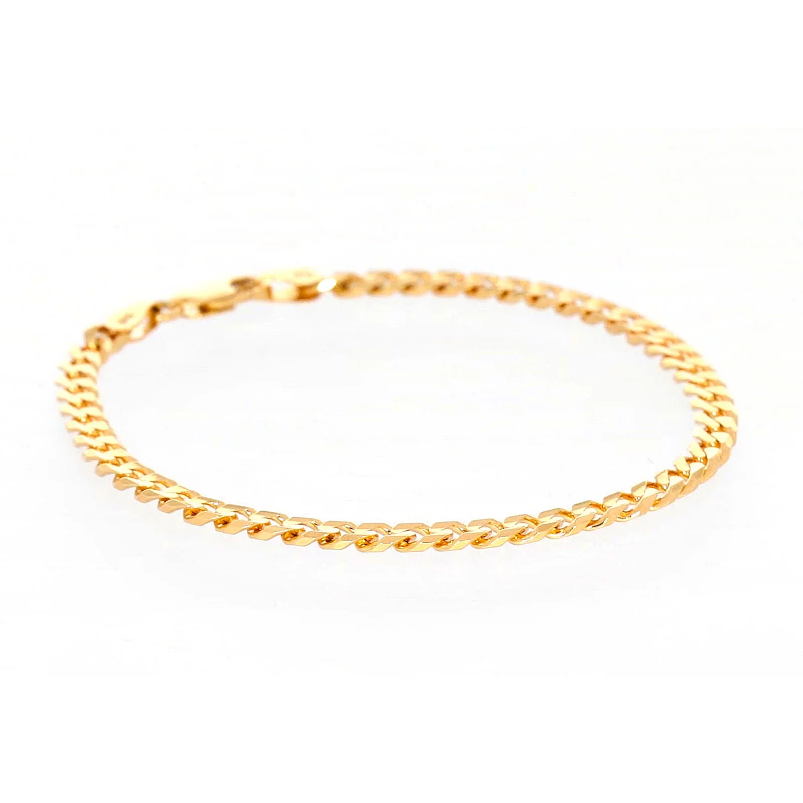 9ct Yellow Gold 19cm Curb Bracelet - Image 68