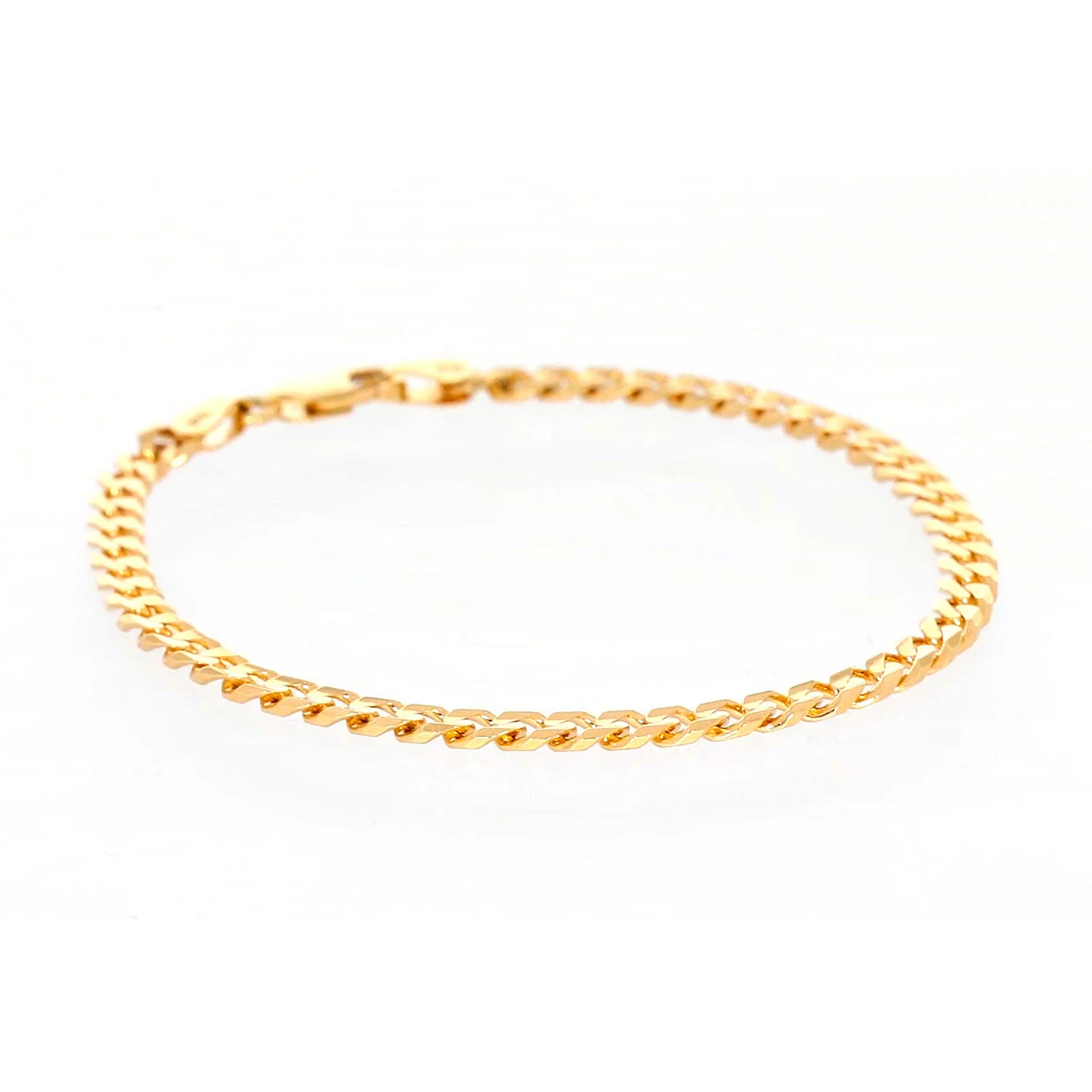 9ct Yellow Gold 19cm Curb Bracelet - Image 69