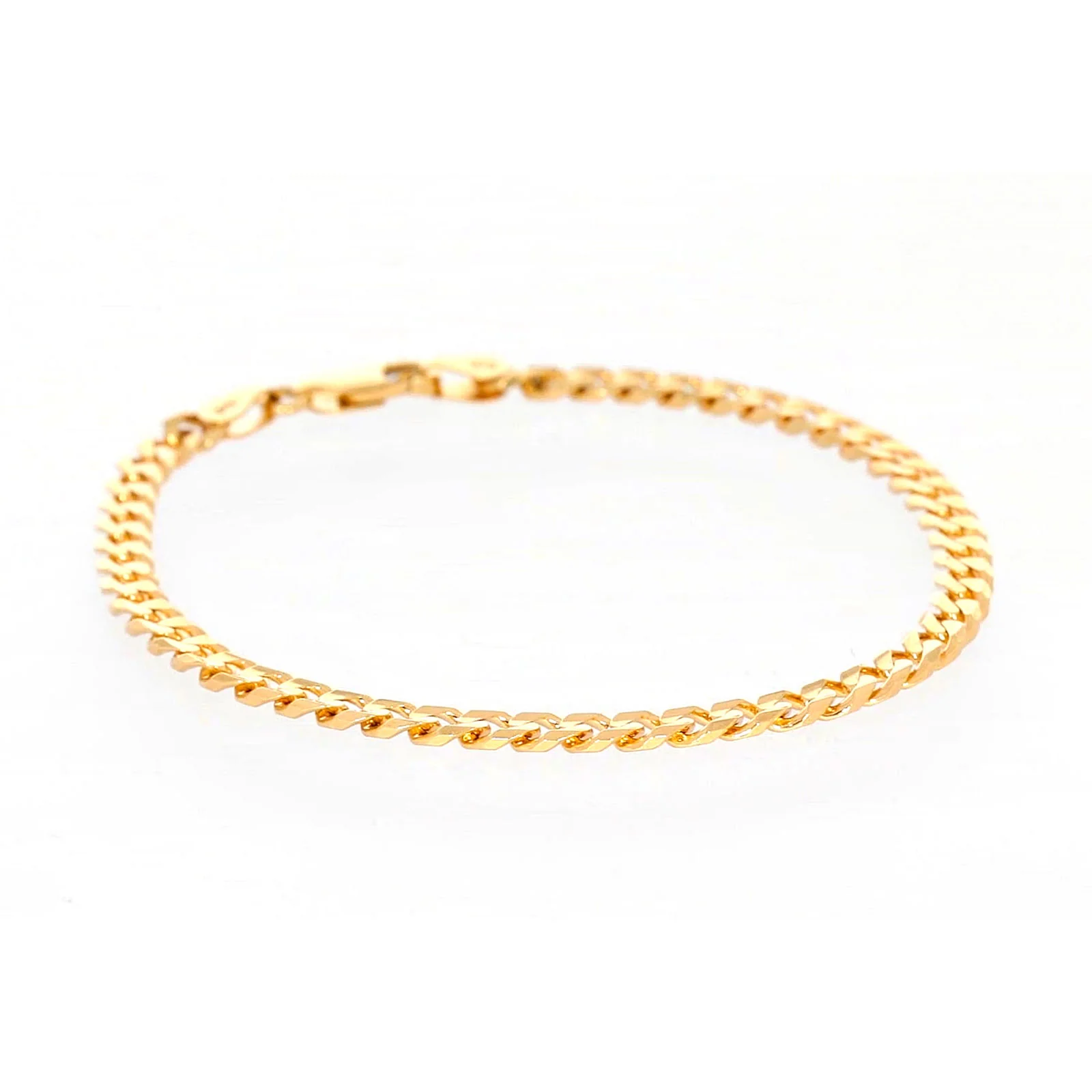9ct Yellow Gold 19cm Curb Bracelet - Image 70